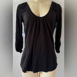 Elegant Black Women's Top juicy couture long sleeve basic tee